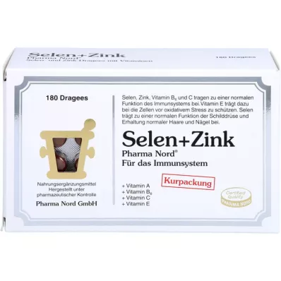 SELEN+ZINK Pharma Nord päällystetyt tabletit, 180 kpl