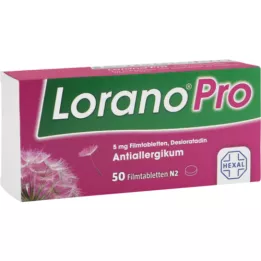 LORANOPRO 5 mg kalvopäällysteiset tabletit, 50 kpl