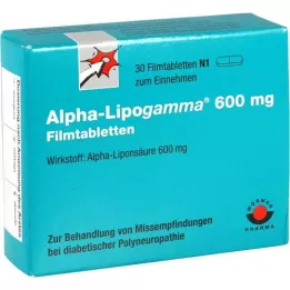 ALPHA-LIPOGAMMA 600 mg kalvopäällysteiset tabletit, 30 kpl