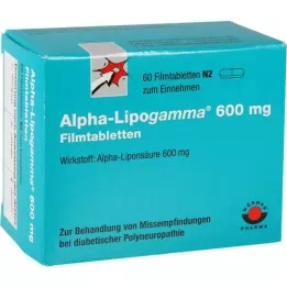 ALPHA-LIPOGAMMA 600 mg kalvopäällysteiset tabletit, 60 kpl