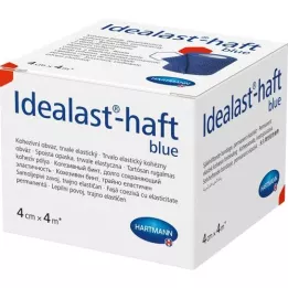 IDEALAST-värillinen liimasidos 4 cmx4 m sininen, 1 kpl