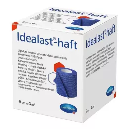 IDEALAST-värillinen liimasidos 6 cmx4 m sininen, 1 kpl