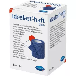 IDEALAST-värillinen liimasidos 8 cm x 4 m sininen, 1 kpl