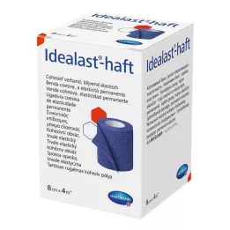 IDEALAST-värillinen liimasidos 8 cm x 4 m sininen, 1 kpl