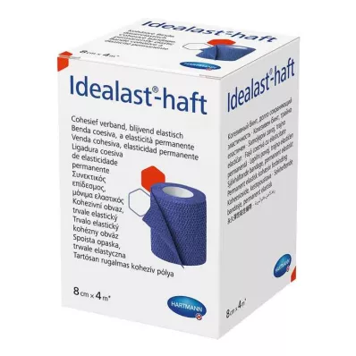 IDEALAST-värillinen liimasidos 8 cm x 4 m sininen, 1 kpl