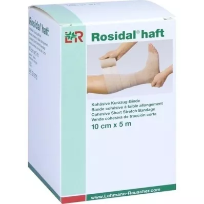 ROSIDAL itseliimautuva kompressiosidos 10 cm x 5 m, 1 kpl