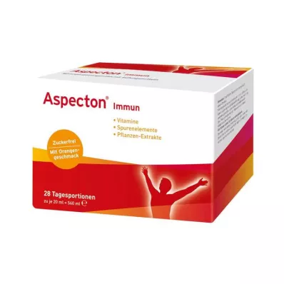 Aspecton Immun -juomaampullit, 28 kpl