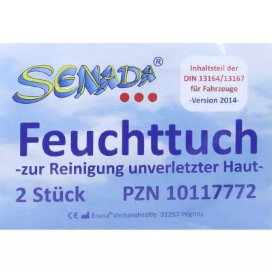 SENADA Kosteuspyyhe, 2 kpl