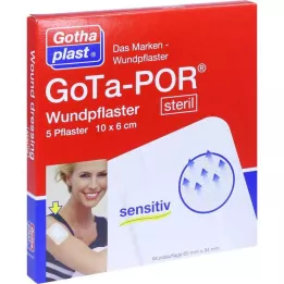 GOTA-POR Haavakipsi steriili 60x100 mm, 5 kpl