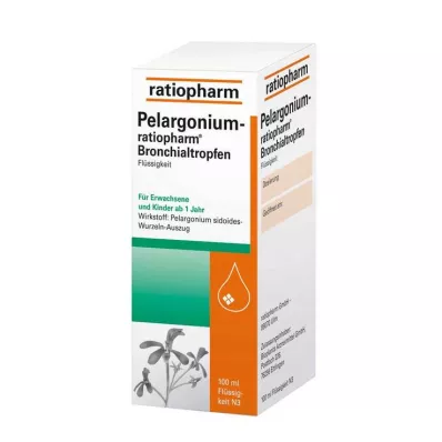 PELARGONIUM-RATIOPHARM Keuhkoputkitipat, 100 ml