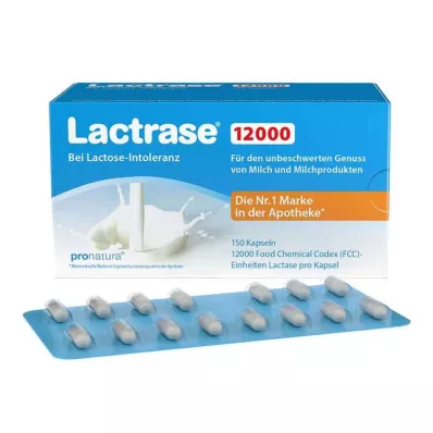 Laktaasi 12 000 FCC kapselia, 150 kpl