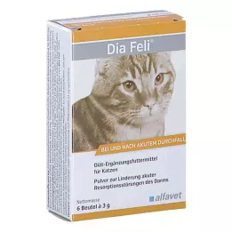 DIA FELI Jauhe kissoille, 6X3 g