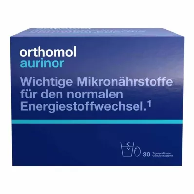 ORTHOMOL aurinor rakeet/kapselit yhdistelmäpakkaus, 30 kpl ORTHOMOL aurinor rakeet/kapselit yhdistelmäpakkaus, 30 kpl