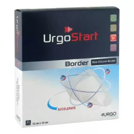 URGOSTART Border 12x12 cm vaahtomuovinen haavasidos, 10 kpl