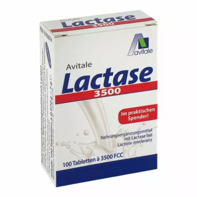 LACTASE 3 500 FCC Tabletit klikkausannostelijassa, 100 kpl