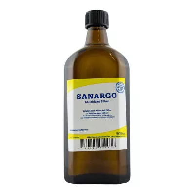 SANARGO Kolloidihopeapullot, 500 ml