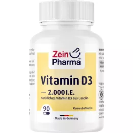 VITAMIN D3 2000 I.U. kapselit, 90 kpl