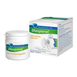 MAGNESIUM DIASPORAL 400 lisäkapselia, 100 kapselia