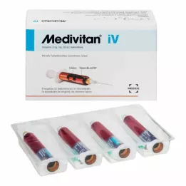 MEDIVITAN iV Injektioneste, kaksikammioinen ruisku, 8 kpl