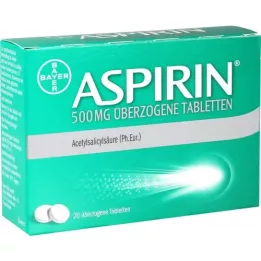 ASPIRIN 500 mg päällystetyt tabletit, 20 kpl