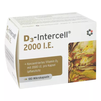 D3-INTERCELL 2000 I.U. kapselia, 180 kpl