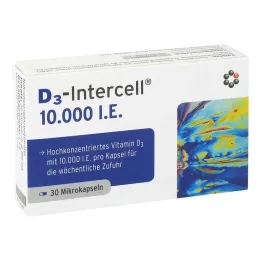 D3-INTERCELL 10 000 I.U. kapselit, 30 kpl
