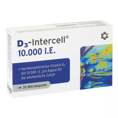 D3-Intercell 10000 IU kapselit, 30 kpl