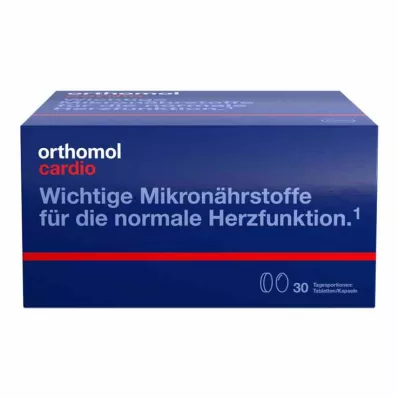 ORTHOMOL Cardio-tablettien/kapseleiden yhdistelmäpakkaus, 1 kpl ORTHOMOL Cardio-tablettien/kapseleiden yhdistelmäpakkaus, 1 kpl