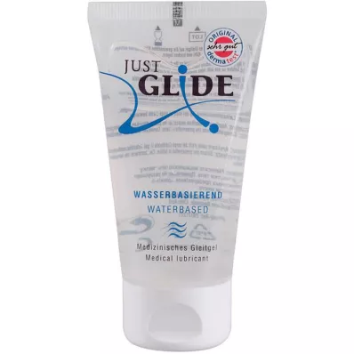 JUST GLIDE keskirasvainen voiteluvesi, 50 ml