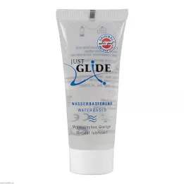 JUST GLIDE keskirasvainen voiteluvesi, 200 ml
