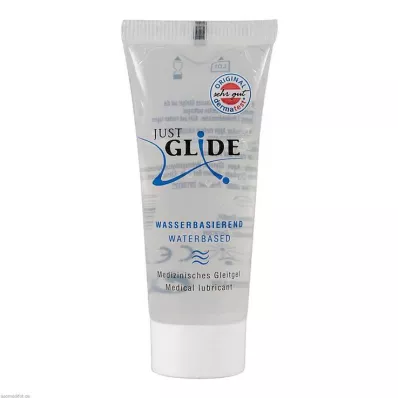 JUST GLIDE keskirasvainen voiteluvesi, 200 ml