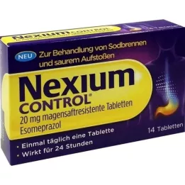 NEXIUM Control 20 mg enteropäällysteiset tabletit, 14 kpl