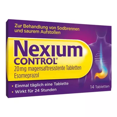 NEXIUM Control 20 mg enteropäällysteiset tabletit, 14 kpl