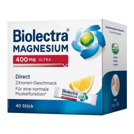 BIOLECTRA Magnesium 400 mg ultra Direct Lemon, 40 kpl