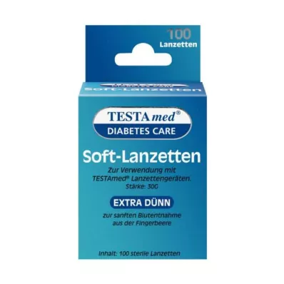 TESTAMED Pehmeät lansetit, 100 kpl TESTAMED Pehmeät lansetit, 100 kpl