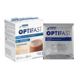 OPTIFAST home Drink suklaajauhe, 8X55 g