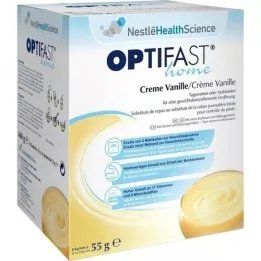 OPTIFAST Home Cream Vaniljajauhe, 8X55 g