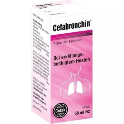 CEFABRONCHIN Suun kautta annettavat tipat, 50 ml