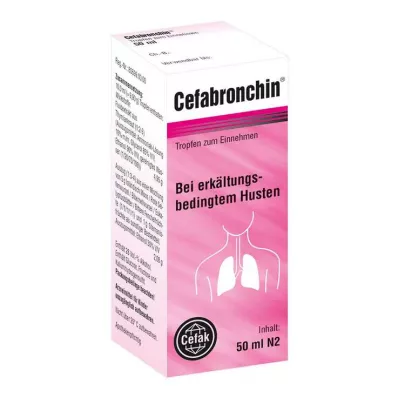 CEFABRONCHIN Suun kautta annettavat tipat, 50 ml
