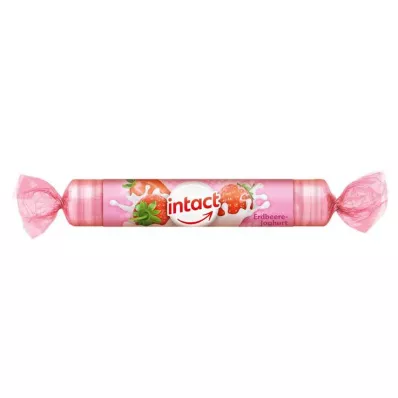 INTACT Dekstroosikääryle mansikkajogurtti, 40 g INTACT Dekstroosikääryle mansikkajogurtti, 40 g
