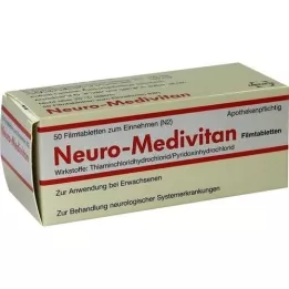 NEURO MEDIVITAN Kalvopäällysteiset tabletit, 50 kpl