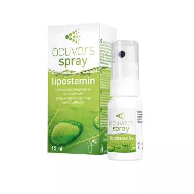 OCUVERS lipostamiinisilmäsuihke, jossa on eufrasiaa, 15 ml