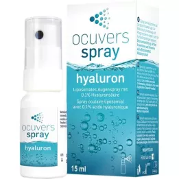 OCUVERS spray hyaluron-silmäsuihke hyaluronilla, 15 ml