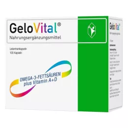GELOVITAL Ravintolisä kalanmaksaöljykapselit, 100 kpl