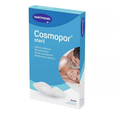 COSMOPOR steriili haavasidos 8x15 cm, 5 kpl COSMOPOR steriili haavasidos 8x15 cm, 5 kpl