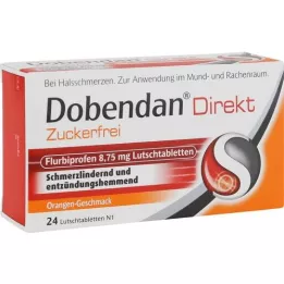DOBENDAN Suora sokeriton Flurbiprofeeni 8,75 mg Lut, 24 kpl
