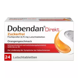 DOBENDAN Suora sokeriton Flurbiprofeeni 8,75 mg Lut, 24 kpl