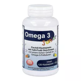 OMEGA-3 Junior Berco pureskeltavat kapselit, 120 kpl