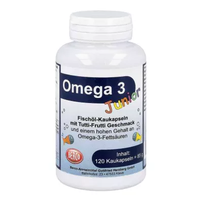 Omega 3 Junior Berco -purukapselit (120 kpl)