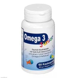 OMEGA-3 Junior Berco pureskeltavat kapselit, 60 kpl